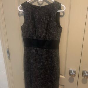 Etcetera Wool/Leather Sleeveless Dress 4